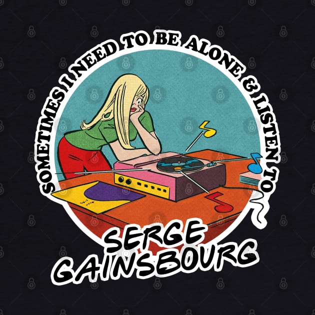 Serge Gainsbourg / 60s Rock Obsessive Fan Gift by DankFutura